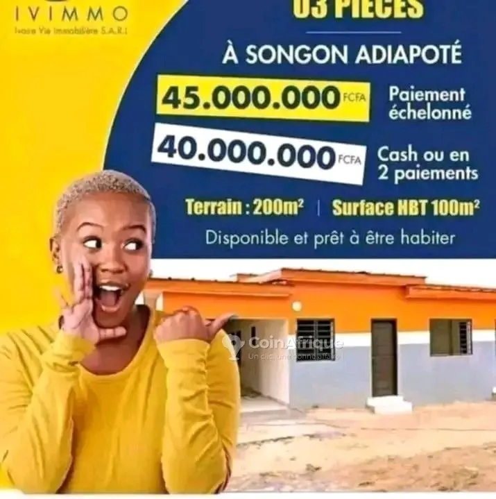 Villa basse moderne — Songon Adiapoté